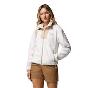 Columbia Sequoia Grove - Chaqueta de forro polar con cremallera completa para mujer, color sal marina/fósil antiguo, talla M