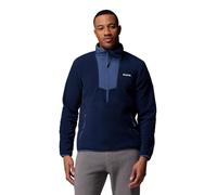 Columbia Sequoia Grove - Forro polar con media cremallera para hombre, color azul marino universitario, montaña oscura, talla S