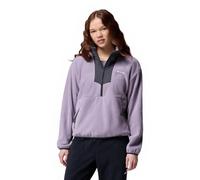 Columbia Sequoia Grove - Forro Polar con Medio Cierre para Mujer, Forro Polar, Color Morado Pizarra, tiburón, Talla XL