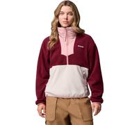Columbia Sequoia Grove - Forro Polar con Media Cremallera para Mujer, Color Vino Intenso, Piedra Oscura, Rosa Borrador, Talla S