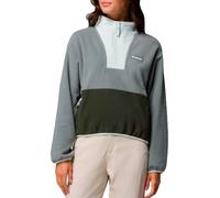 Columbia - Sequoia Grove II Half Zip Fleece Sedona Sage Greenscape Tea Light para Mujer - Talla L - Gris Gris L
