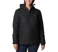 Columbia Silver Falls Hooded Jacket, Chaqueta Acolchada Con Capucha para Mujer, Black, Talla S