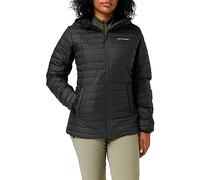 Columbia Silver Falls Hooded Jacket, Chaqueta Acolchada Con Capucha para Mujer, Shark, Talla M