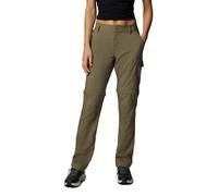 Columbia Silver Ridge - Pantalón Convertible utilitario para Mujer, Verde (Stone Green), 16 Largo