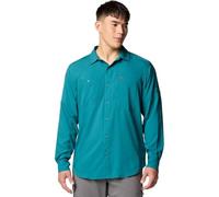 Columbia Silver Ridge Utility Lite Camisa de manga larga de senderismo para hombre, color azul medio vibrante (River Blue), talla M
