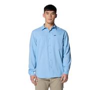 Columbia Silver Ridge Utility Lite - Camiseta de Manga Larga para Hombre, Azul, XL
