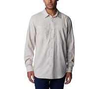 Columbia Silver Ridge Utility Lite Langarm Camiseta de Senderismo, Darkstone, XL Hombres