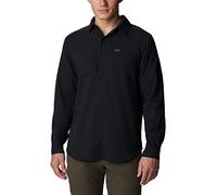 Columbia Silver Ridge Utility Lite - Camiseta de manga larga para hombre, Negro -, Small