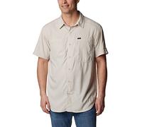 Columbia Silver Ridge Utility Lite Manga Corta Camiseta para Senderismo, Piedra Oscuro, M para Hombre