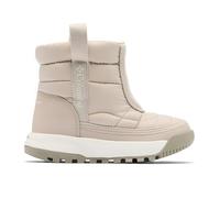 Columbia Snowtrot Mid - Botas de nieve unisex para niños y niños, de sal marina suave, color pardo, 9 Little Kid
