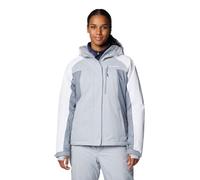 Columbia Snowy Summit Insulated Jacket Chaqueta de esquí, Cirrus Grey/Tradewinds Grey/White Dbby, XL para Mujer