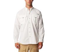 Columbia Sportswear Hombres de Bahama II de Manga Larga, Hombre, Color Blanco, tamaño Medium