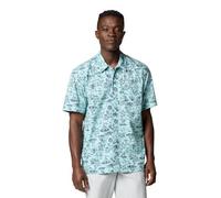 Columbia Sportswear Trollers Best - Camisa de Manga Corta para Hombre, Spray Marlin Chase, Medium