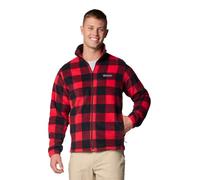 Columbia Steens Mountain Full Zip 2.0, Forro Polar Hombre, Mountain Red Check Print, L
