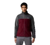 Columbia Steens Mountain Full Zip 2.0, Forro Polar Hombre, Tiburón, vino rico, S
