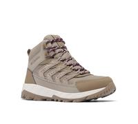 Columbia STRATA Trail Mid WP, Botas Senderismo de Altura Media Mujer, Kettle, Blush Rose, 36.5 EU