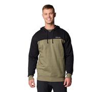Columbia Sudadera con Capucha para Hombre Hart Mountain III, Verde Piedra Jaspeado/Negro Jaspeado, Medium