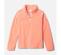 Columbia - Sudadera de forro polar Glacial™ con cremallera parcial -Naranja - Talla XL (18 a) - Niña
