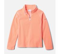 Columbia - Sudadera de forro polar Glacial™ con cremallera parcial -Naranja - Talla XS (6-7 a) - Niña