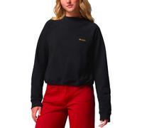 Columbia - Sudaderas - High Cascades Crop French Terry LS Black para Mujer - Talla XL - Negro Negro XL
