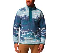 Columbia - Sudaderas y forros polares - Helvetia II Printed Half Snap Fleece Crushed Blue Sisters - Talla L - Azul Azul L