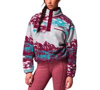 Columbia - Sudaderas y forros polares Mujer - Helvetia II Printed Cropped Half Snap Rich Wine Sisters Rich Wine para Mujer - Talla S - Burdeos Burdeos S