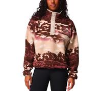 Columbia - Sudaderas y forros polares Mujer - Helvetia II Printed Cropped Half Snap Tobacco Sisters Dark Stone para Mujer - Talla M - Marrón Marrón M