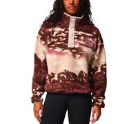 Columbia - Sudaderas y forros polares Mujer - Helvetia II Printed Cropped Half Snap Tobacco Sisters Dark Stone para Mujer - Talla L - Marrón Marrón L