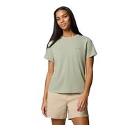 Columbia Sun Trek Short Sleeve 2 Camiseta de Manga Corta, Safari, S para Mujer