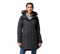 Columbia Suttle Mountain - Chaqueta larga aislante para mujer, chaqueta de invierno, color negro, talla XS