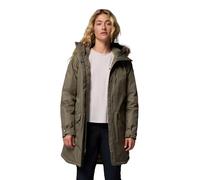 Columbia Suttle Mountain - Chaqueta larga aislante para mujer, chaqueta de invierno, color verde piedra, talla XL