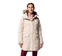 Columbia Suttle Mountain - Chaqueta larga aislante para mujer, chaqueta de invierno, piedra oscura, talla L