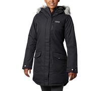 Columbia Suttle Mountain™ - Chaqueta larga con aislamiento para mujer, color negro