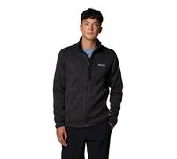 Columbia Sweater Weather Full Zip Chaqueta de Forro Polar con Cremallera Completa, Black Heather, L Men's