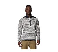 Columbia Sweater Weather Impreso Media Cremallera 2 Forro Polar, Dark Stone Madras Multi, XL para Hombre