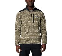 Columbia Sweater Weather Impreso Media Cremallera 2 Forro Polar, Stone Green Madras Multi, XXL para Hombre