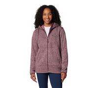 Columbia Sweater Weather Sherpa Full Zip 2 Chaqueta de Forro Polar con Cremallera Completa, Moonvista Heather, S para Mujer