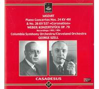 Columbia Symphony Or - Mozart: Piano Concertos No. 24 KV 491 & No. 26 KV 537 "Coronation"; Weber: Konzertstück Op. 79