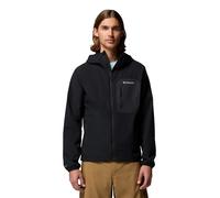 Columbia Tall Heights 3 - Chaqueta softshell con capucha para hombre, color negro, talla S