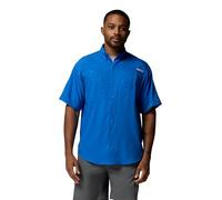 Columbia Tamiami 2 Short Sleeve Shirt Camisa de Manga Corta, Hombre, Azul, Medium