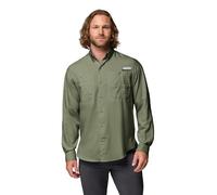 Columbia Tamiami II - Camisa de Manga Larga para Hombre, Hombre, 1275702, Ciprés, Extra-Large