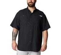 Columbia Tamiami II SS Shirt Camisa de Manga Corta, Men's, Black, M