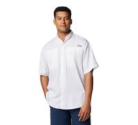 Columbia Tamiami II SS Shirt Camisa de Manga Corta, Men's, White, XXL