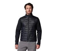 Columbia Tech Hybrid Softshell, Chaqueta Softshell para hombre, color negro, XXL