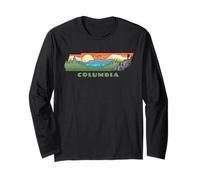 Columbia Tennessee Nature Outdoor Hiking Retro Manga Larga