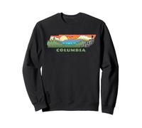 Columbia Tennessee Nature Outdoor Hiking Retro Sudadera