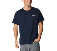 Columbia Thistletown Hills Camiseta de Manga Corta para Hombre, Collegiate Navy Heather (Azul Marino Universitario Jaspeado), 2XL