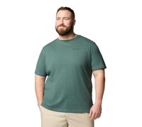 Columbia Thistletown Hills Camiseta de Manga Corta para Hombre, Color Stone Green Heather, Talla L