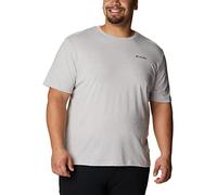 Columbia Thistletown Hills - Camiseta de Manga Corta para Hombre, Gris Jaspeado (Columbia Grey Heather), XX-Large