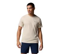 Columbia Thistletown Hills Short Sleeve Camisa de Senderismo, Antiguo Jaspeado fósil, M para Hombre